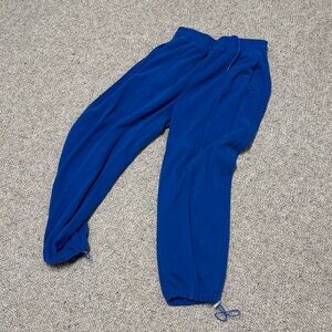 Electric Blue Drawstring Jogger Pants